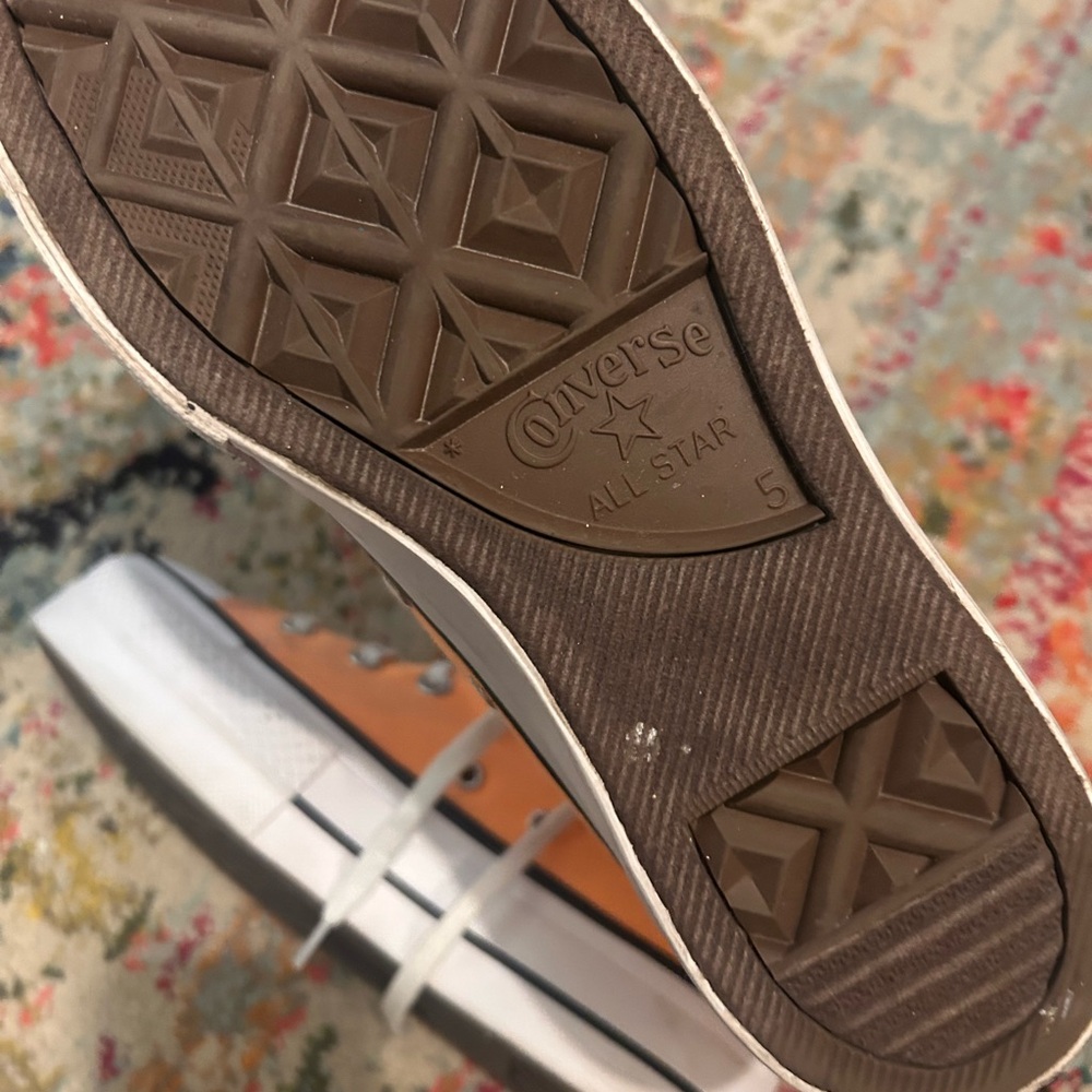 Orange Platform Converse - image 5